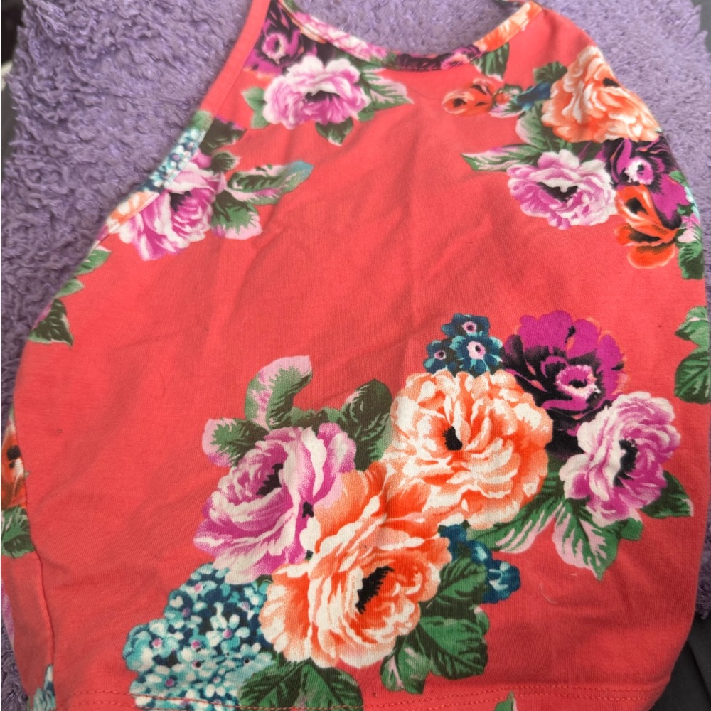 Floral Halter Top